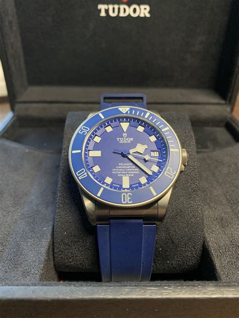 tudor pelagos blue 42|tudor pelagos blue titanium.